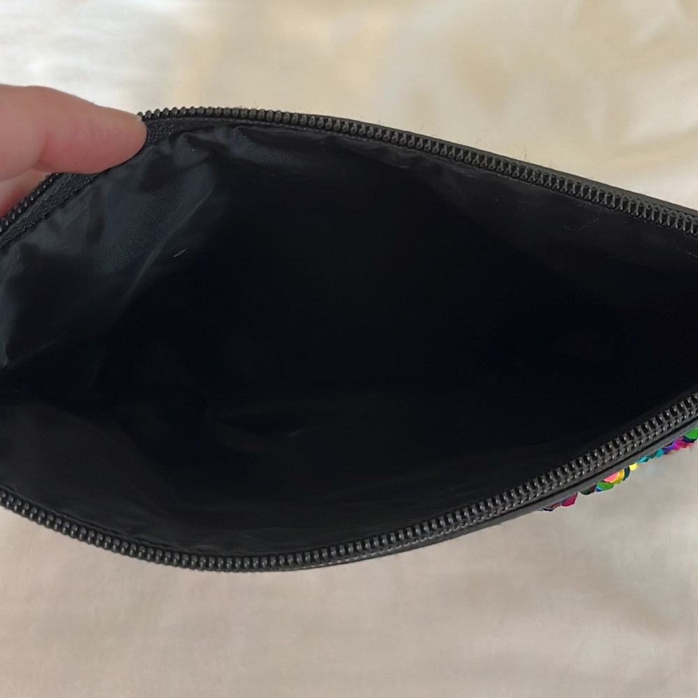 Vs Multicolored Sequin Make Up Bag - image 3